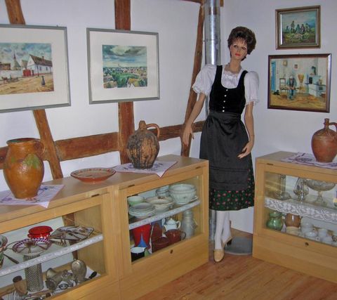 Exponate im Heimatmuseum Batsch-Brestowatz in Stein