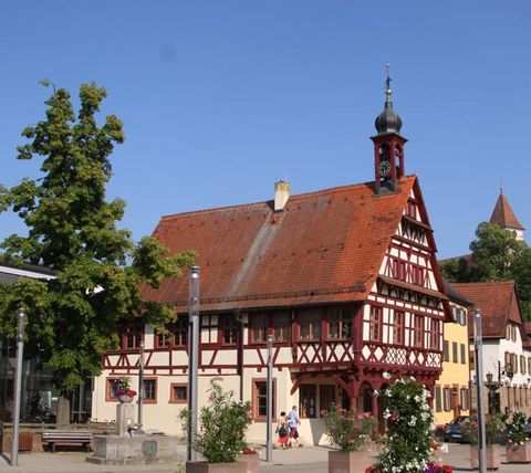 Das Fachwerk-Rathaus von Königsbach