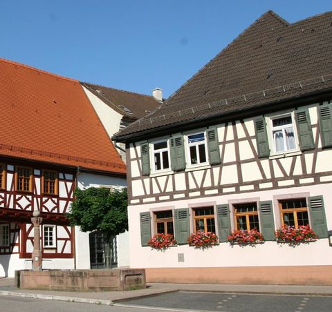 Stein ist reich an verschiedenartigen Fachwerkhäusern