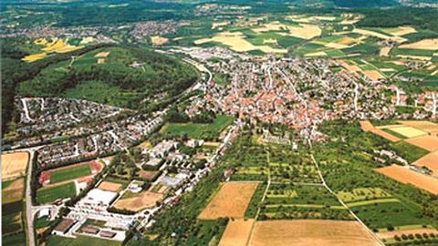 Königsbach-Stein aus der Vogelperspektive
